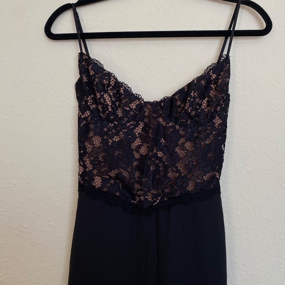 HOUSE OF CB 'Cara' Black Corset lace gown Maxi Dress/Size M A-C NWOT - Picture 6 of 15